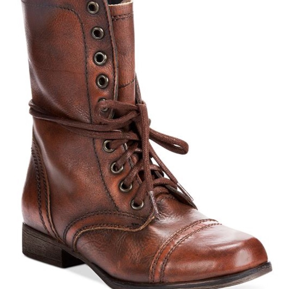 Edgy Steve Madden combat boots